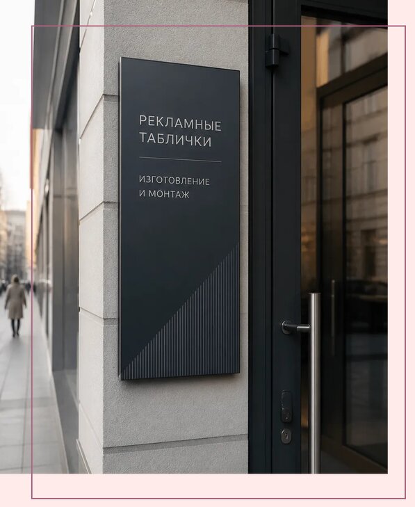 Рекламные таблички в Гулькевичах по цене от 4668 р. | Аванза-Гль